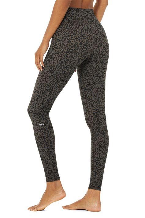 alo yoga leopard leggings